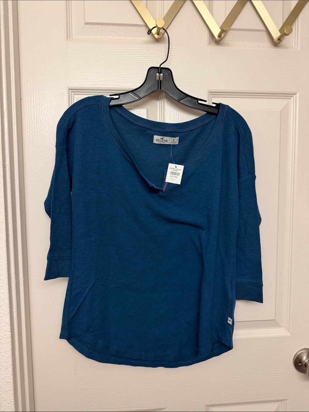 Y2k Hollister Teal V-Neck Top